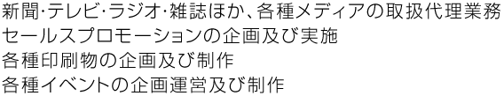 事業内容について